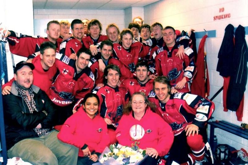 Her successful stint with the Sheffield Steeldogs ice hockey team